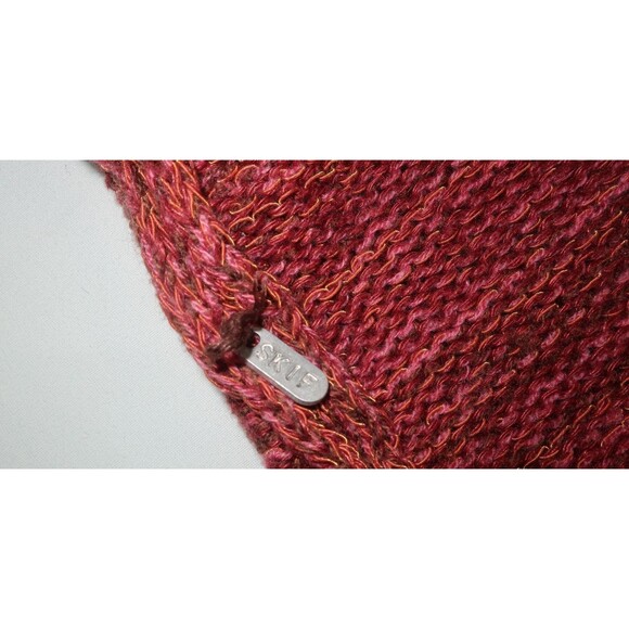 Skif Skifo Art-to-Wear Short Sleeve Handmade  Knit Sweater Merino Cotton Linen M - Picture 4 of 7